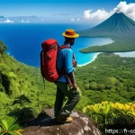 Home 19 코모로와 몰디브 비교 - A breathtaking panoramic view of Grande Comore island featuring the lush tropical rainforest merging...